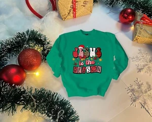 Jesus Is The Reason Crewneck Long Sleeve Heavy Blend Unisex Sweatshirt For Him - Picture 1 of 23
