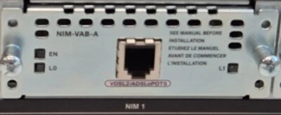 Cisco modulo NIM-VAB-A 1-port VDSL2/ADSL over POTS - Immagine 1 di 2