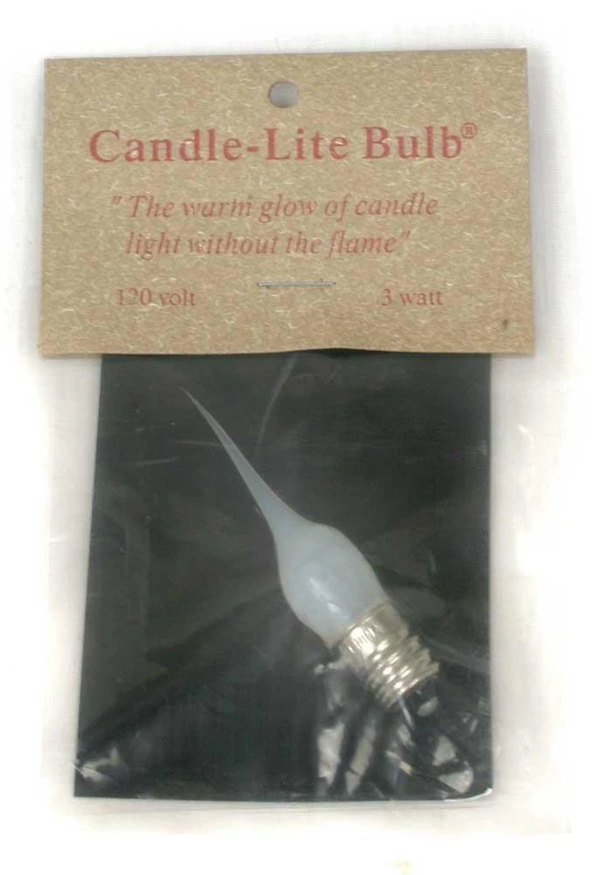 THREE 3 watt Mini  silicone candle light bulbs - Image 1 of 1