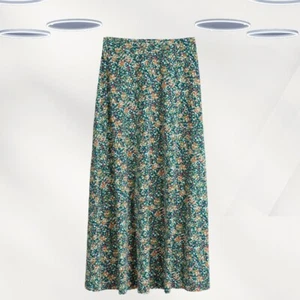 Ex Seasalt Women's Ankle Length A-Line Skirt in Multi Rose (Defect) - Picture 1 of 3