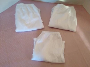 Panties NEW 3 Pair Size 11 Vermont Country Store 100%  White Cotton Granny - Picture 1 of 5