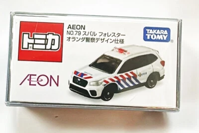 Takara Tomy Tomica No.79 Aeon Ex. Subaru Forester Dutch Police 1/65 - Image 1 of 2