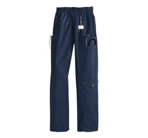 New S.C.R.U.B.S. Unisex 7-Pocket Cargo Pant XS Scrubs Navy Blue - Picture 1 of 2