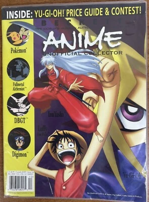 Beckett Anime Unofficial Collector Dec 2004 - InuYasha, Yu-Gi-Oh!, Pokemon Foto 1 de 2
