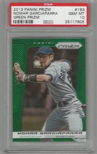 2013 Panini Prizm Nomar Garciaparra Green Prizm PSA 10 - Picture 1 of 2