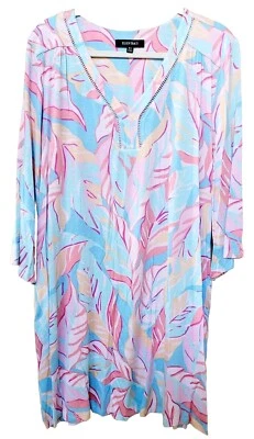 Ellen Tracy Women Caftan, Size: X-large, 3/4 Sleeve - Image 1 of 4