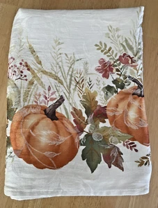 Harvest Fall Autumn Thanksgiving Cloth Tablecloth 56" X 80" Rectangular Damask - Picture 1 of 7