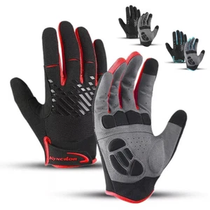 Racing Motorcycle Motorbike Motocross Riding Dirt Bike Full Finger Sports Gloves - Picture 1 of 14
