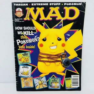 Australian Mad Magazine No: 372 Pokemon Pikachu 1999 Tarzan Vintage Humour Comic - Picture 1 of 11