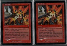 Overload  X2   Foil   Invasion  1-Top Mint  1-Nr Mint+      MTG   -  Aliz