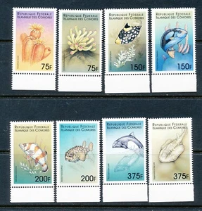 COMORO ISLANDS 1999 FISH MARINE LIFE SET OF 8 SCT 878-885 - Picture 1 of 1
