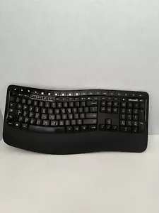 Microsoft Wireless Comfort Keyboard 5050 Model 1728 - No USB Dongle - Picture 1 of 11