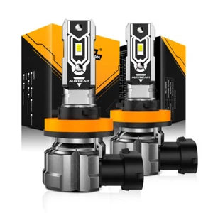 AUXBEAM H8 H16 H11 LED Fog Light Bulb White 6500K High Power Lamps 25000LM 120W - Picture 1 of 12
