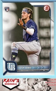 Josh Lowe Rookie 2022 Bowman RC #33 Tampa Bay Rays - Bild 1 von 2