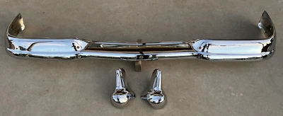 X PARAGOLPES DELANTERO FORD FAIRLANE 500 SUNLINER NUEVO TRIPLE CROMADO 1957 57 OEM Foto 1 de 4