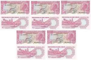 S. Tome e Principe - 5 Stück х 50 Dobras 1982 vz S. 56 Lemberg - Zp - Bild 1 von 2