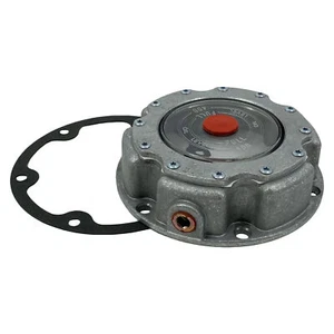 Aluminum Steer Hub Cap for Trailer Axle w/ Oil Port Replaces Stemco 343-4249 - Picture 1 of 6