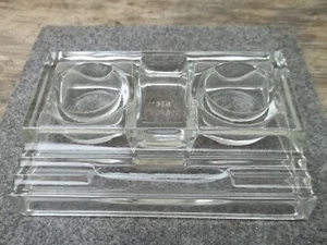 Vintage Glass Sengbusch 320 Ink Well Fountain Pen Desk Set Organizer - Picture 1 of 7