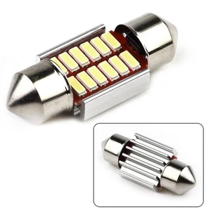 Car Interior White Headlight 6500K Bulb Reading Light Doom License Plate Lamp - Picture 1 of 21