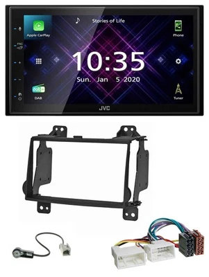 JVC DAB 2DIN MP3 Bluetooth USB Autoradio für Hyundai H1 (08-15) - Bild 1 von 4