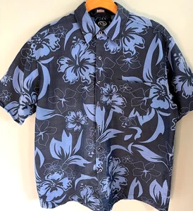 Vintage Gotcha Shirt Mens Large 80’s Floral Button Up Shirt Abstract Print Korea - Picture 1 of 8