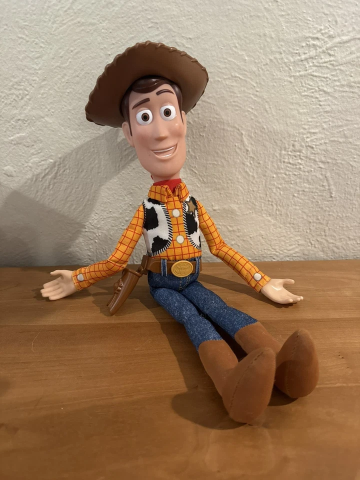 Disney Pixar Toy Story Sheriff Woody Talking Muñeco de Peluche con Sombrero 15" Foto 1 de 4