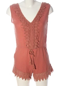 MANGO CASUAL Mono Corto Mujeres Pantalón Talla EU 36 naranja claro look casual - Imagen 1 de 5