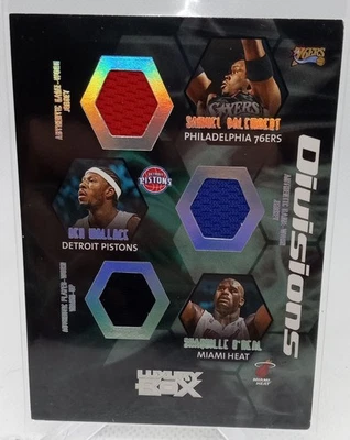 2005 Luxury Box Divisions 6 Patch Shaquille O'Neal Yao Ming Stoudemire + /192  - Image 1 of 2