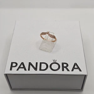 Original Pandora Ring Roségold Funkelnde Blätter ALE MET 189533C01 Größe - 56 - Bild 1 von 4