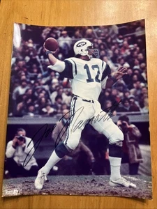 Joe Namath Autographed Photo 8x10 - Picture 1 of 5