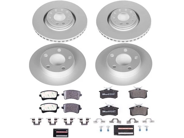 Комплект переднего и заднего тормозных колодок и ротора для Audi Allroad Quattro VZ539DP - Изображение 1 из 1