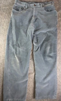 Vintage Arizona Jean Company Corduroy Pants Mens 34x30 Loose Fit Distressed USA - Image 1 of 4