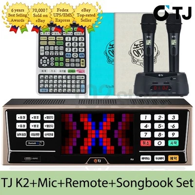 TJ Taijin Media K2 Karaoke Machine 1TB + TMW-80 Mic + Remote + Song Book - Image 1 of 4