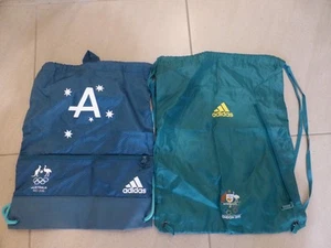 London 2012 Rio 2016 Australia Olympic Team Issue Adidas Gym Sack Bag Used RARE - Picture 1 of 16