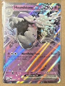 Pokemon TCG Promo SVP 162 Houndstone EX Near Mint - Picture 1 of 2