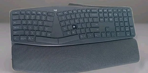 Logitech ERGO K860 Wireless Bluetooth Keyboard - 1 Keycap Missing - Picture 1 of 13