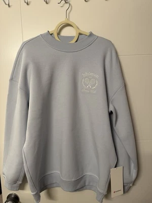 Nuevo: Pullover polar de peso pesado Lululemon club de tenis almidón mediano Foto 1 de 4