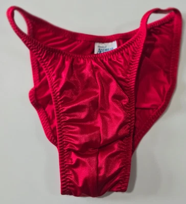 Andreas Cahling Men's Bodybuilding Physique Posing Trunks Red Swim Briefs Medium - Image 1 of 4