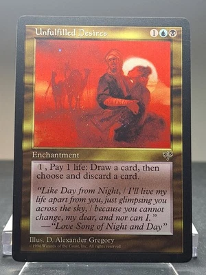 Unfulfilled Desires - Magic the Gathering MTG Mirage - Rare Vintage - Image 1 of 2