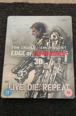 Edge of Tomorrow: Live Die Repeat (Blu-ray, 2D/3D, Steelbook, 2014) near MINT! - Image 1 of 2