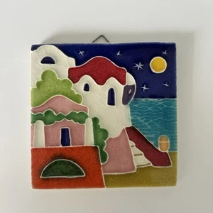 Amalfi Coast Wall, Italy — Art Tile by Creazioni Luciano Handmade - Picture 1 of 3