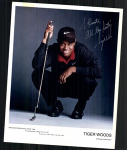 Tiger Woods Amerikanischer Golfer Original Signiert+ G 48574 - Bild 1 von 2