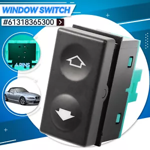 For BMW E36 318I 323I 325I 328I Power Window Switch Passenger Side 61318365300 - Picture 1 of 8