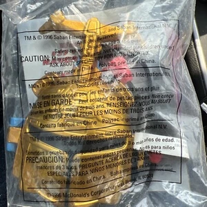 1996 McDonalds Happy Meal Spielzeug Käfer Borgs Chrom Gold Beetleborg # 2 - Bild 1 von 2