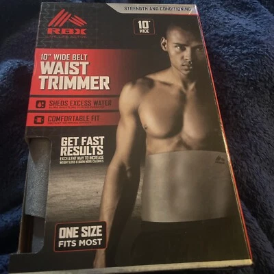 Cinturón recortador de cintura RBX de 10" de ancho esculpidos tonos soportes Foto 1 de 2