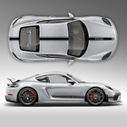 THIN Martini Racing stripes set LOGO for Porsche Carrera / Cayman / Boxster