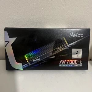 Disque Dur Interne Netac - NI 7000-t 2Tb NVMe 1.4 PCIe Gen 4.0 (compatible Ps5) - Zdjęcie 1 z 3