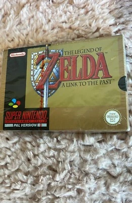 Zelda A Link to the Past Super Nintendo (SNES)  Red strip sealed UKV Rare - Image 1 of 4