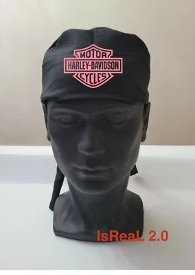 Harley PINK logo Mens surgical caps, scrub cap, scrub hat, surgical cap - Image 1 of 3
