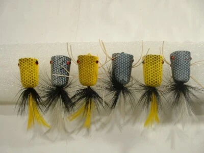 Señuelos de pesca con mosca "Poplures" de colección Worth Tackle Foto 1 de 4